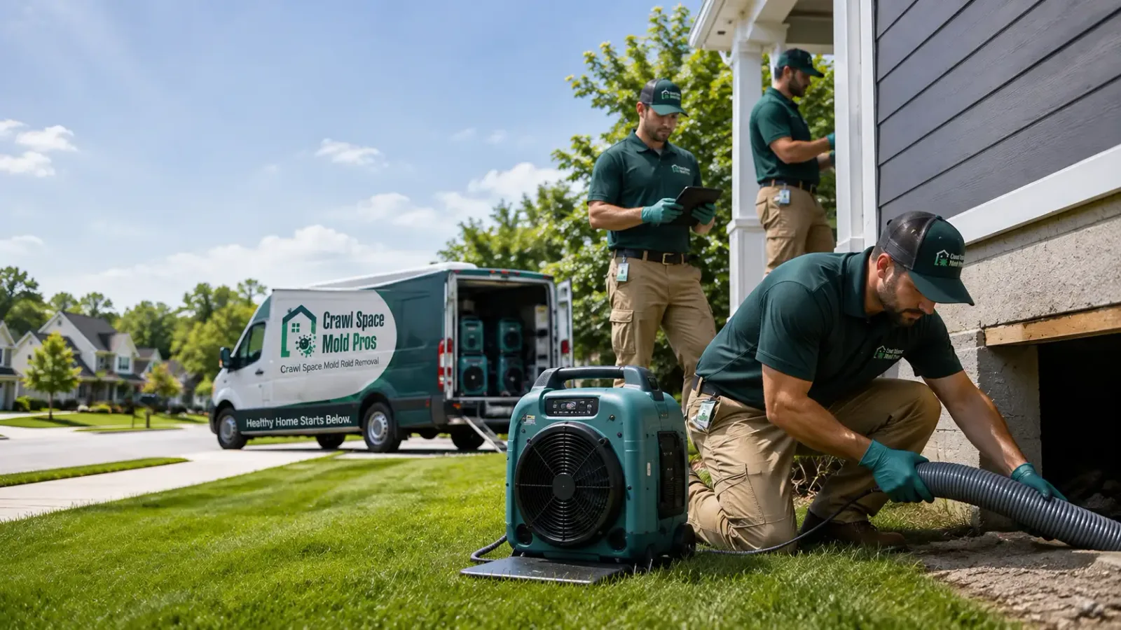 Crawl Space Mold Removal in Bethesda, OH